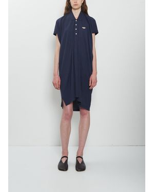 Visvim Ultimate Ruana Weller S/s Polo Shirt Dress - Blue