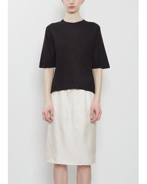 Loulou de Saison Nala Fine Cashmere Top - Black