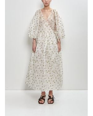 Cecilie Bahnsen Silk Poly Regitze Dress - White