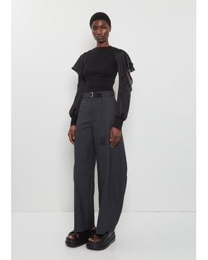 Sacai Wide Suiting Pants - Blue