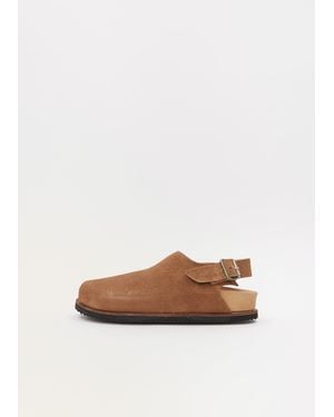Guidi Leather Sling Back Sandal - White