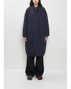 Konrad Petra Reversible Floral Cotton Coat - Blue