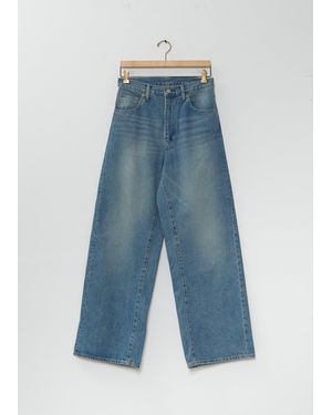 Ssstein Wide Denim Jeans - Blue
