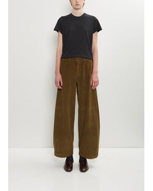 Labo.art Bum Cotton Velvet Pant - Multicolour