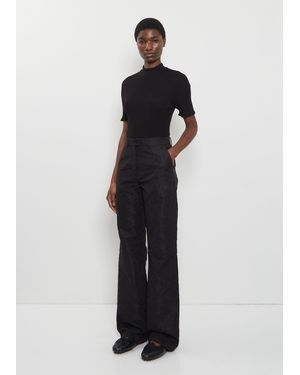 Cecilie Bahnsen Sonja Floral Jacquard Pants - Black