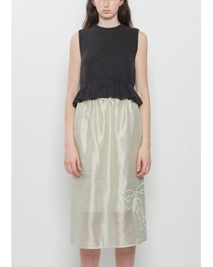 Cecilie Bahnsen Bill Recycled Cashmere Vest - Grey
