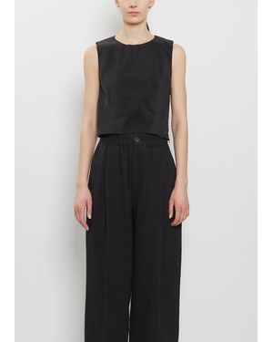 Lauren Manoogian Technical Cropped Bodice - Black