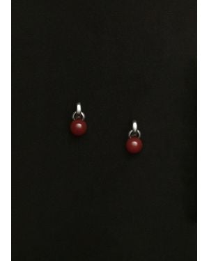 Sophie Buhai Everyday Carnelian Earrings - Black