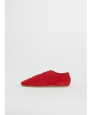 Dries Van Noten Suede Trainer - Red