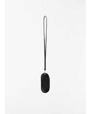 Lemaire Bell Leather Glasses Holder - White