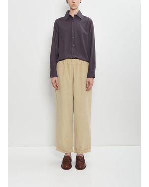 Labo.art Paride Cotton Velvet Pant - Blue