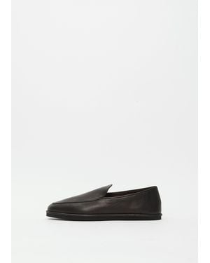 AURALEE Leather Soft Loafers - White