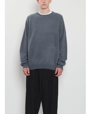 Frenckenberger Bf R-neck Cashmere Sweater - Blue
