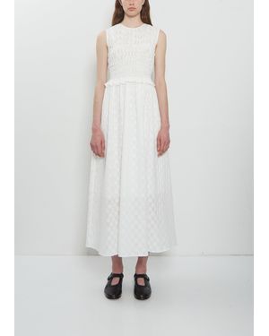 Cecilie Bahnsen Dinah Cotton Dress - White