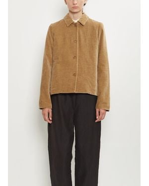 Casey Casey Pwet Cotton Velvet Jacket - Black