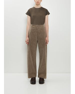 Lauren Manoogian Cotton Canvas Gallery Pants - Natural