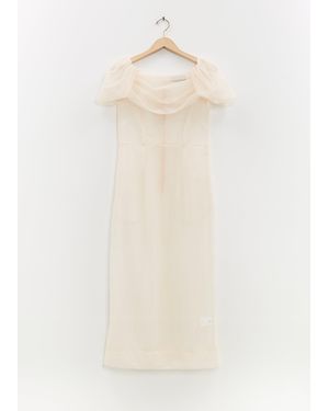 Simone Rocha Sheer Sculpted Dress - Natural