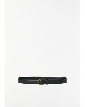 The Row Men Classic Belt - White