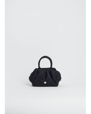 Simone Rocha Mini Gathered Top Handle Bag - White