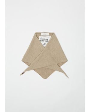 Extreme Cashmere N°35 Bandana Stretch Cashmere Scarf - White