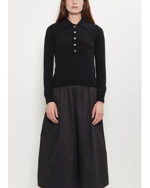 Begg x Co Anella Cashmere Polo Shirt - Black