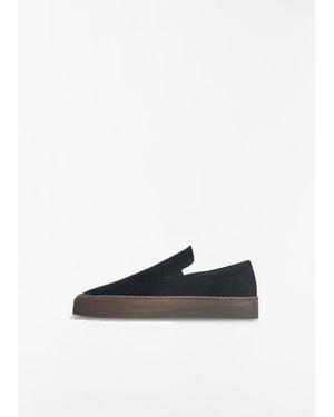 The Row Mh Slip On Sneaker - White