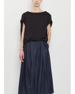 Dries Van Noten Hamels Cotton Top - Blue