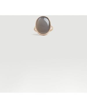 Anaconda Isla Rose Gold Ring - White