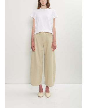Labo.art Bum Cotton Twill Pant - White