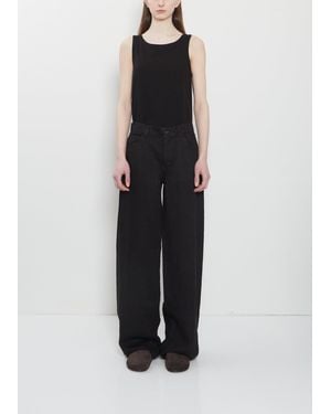 The Row Eglitta Linen Jean - Black