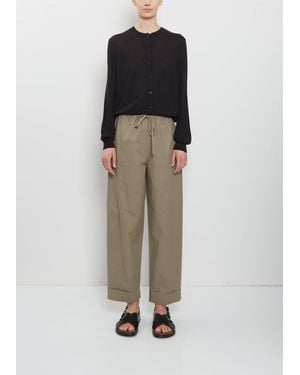 The Row Delano Cotton Pant - Natural