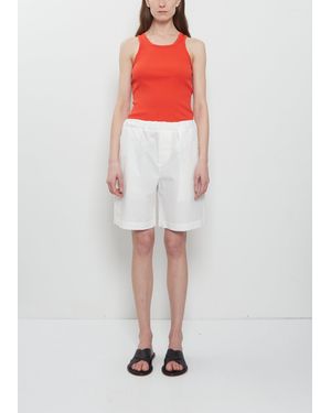Meta Campania Collective Ed Unlined Cotton Drawstring Shorts - White