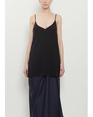 Dusan Cashmere Knit Tank Top - Black