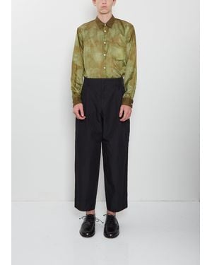Comme des Garçons Pleated Cropped Pants - Black