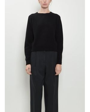 Margaret Howell Classic Crewneck Cashmere Jumper - Black