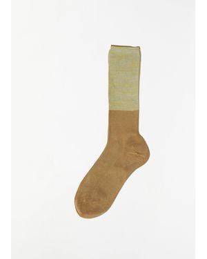 Antipast Two Tone Socks - White