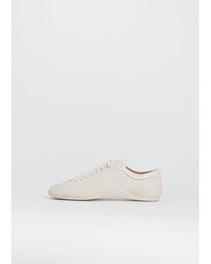 Dries Van Noten Leather Lace-up Trainer - White