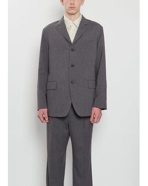 AURALEE Super Twist Cashmere Pora Jacket - Gray