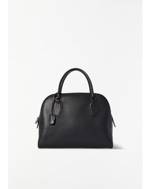 The Row India 12.00 - Saddle Leather - Black