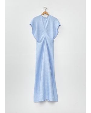 TOTEME Slouch Waist Dress - Blue