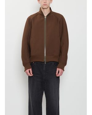 Sacai Men Matelasse Twill Blouson - Brown