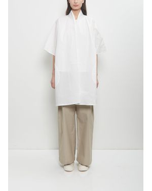 Sofie D'Hoore Cotton Bremen Long Overshirt - White