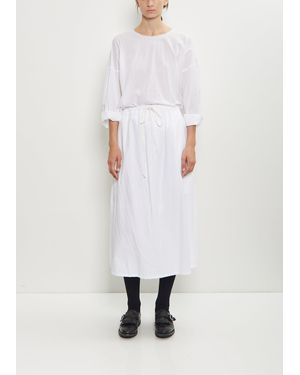 Scha Two Pocket Technical Cotton Skirt - White