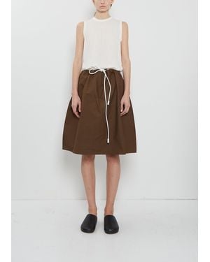 Ter Et Bantine Dense Cotton Skirt - Natural