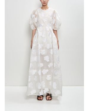 Cecilie Bahnsen Silk Blend Lola Dress - White