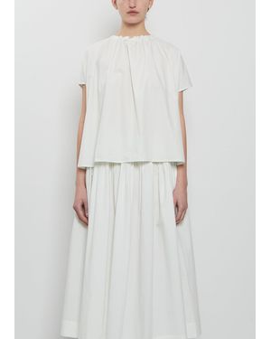 Toogood The Poet Cotton Silk Top - White