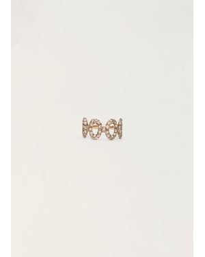 Noguchi Bijoux Vsl Melee Oval Chain Ring - Natural