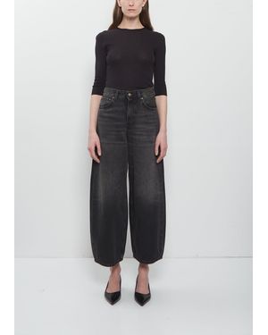6397 Cropped Roomy - Black