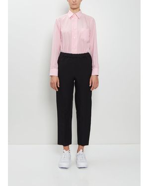 Comme des Garçons Tapered Twill Pants - Black