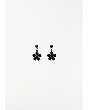 Simone Rocha Mini Daisy Drop Earrings - White